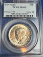 1936 50C Cleveland MS65