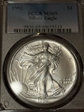 1992 $1 Silver Eagle MS69