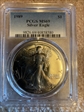 1989 $1 Silver Eagle MS69