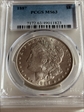 1887 $1 MS63