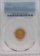 1862 G$1 AU55