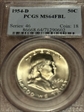 1954-D 50C MS64FBL