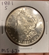 1881 1 MS63+
