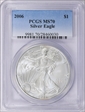 2006 $1 Silver Eagle MS70