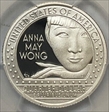 2022-S 25C Anna May Wong-Silver First Day of Issue PR70DCAM