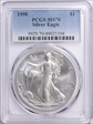 1998 $1 Silver Eagle MS70