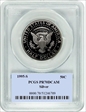 1995-S 50C Silver PR70DCAM