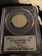2001-S 25C New York Silver PR70DCAM