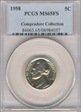 1958 5C MS65FS