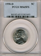 1998-D 5C MS65FS
