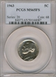 1963 5C MS65FS
