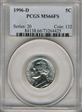 1996-D 5C MS66FS