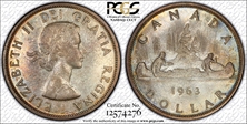 1963 S$1 MS63