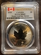 2018 $5 Maple Leaf/Ag - Incuse First Strike MS69