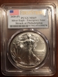2020-(P) $1 Silver Eagle - Emergency Issue Struck at Philadelphia First Strike MS69