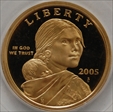 2005-S SAC$1 PR69DCAM