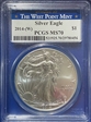 2014-(W) $1 Silver Eagle Struck at West Point MS70