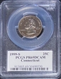 1999-S 25C Connecticut PR69DCAM
