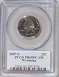 2007-S 25C Wyoming PR69DCAM