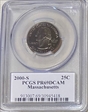 2000-S 25C Massachusetts PR69DCAM