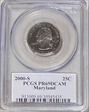 2000-S 25C Maryland PR69DCAM