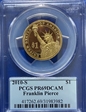 2010-S $1 Franklin Pierce PR69DCAM