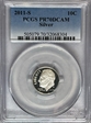 2011-S 10C Silver PR70DCAM