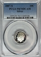 2007-S 10C Silver PR70DCAM