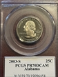 2003-S 25C Alabama PR70DCAM