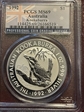 1992 $1 Kookaburra Ag MS69