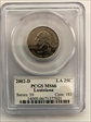 2002-D 25C Louisiana MS66