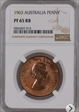 1963 1 Penny Proof PF65RB