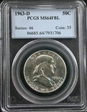 1963-D 50C MS64FBL