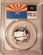 2008-S 25C Arizona Silver PR70DCAM