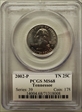 2002-P 25C Tennessee MS68
