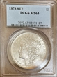 1878 8TF $1 MS63