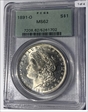 1891-O $1 MS62