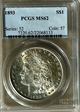 1893 $1 MS62