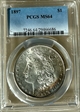 1897 $1 MS64