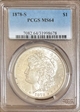 1878-S $1 MS64