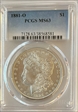 1881-O $1 MS63