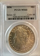 1896 $1 MS66