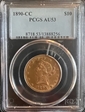 1890-CC $10 AU53