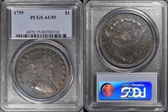 1799 $1 BB-166 AU55