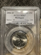 2004-D 25C Michigan MS67