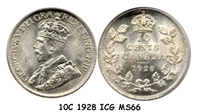 1928 10C MS65