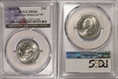 2019-W 25C American Memorial NP MS66