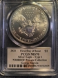 2021 $1 Silver Eagle - Type 1 First Day of Issue George Gervin MS70