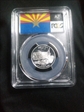 2008-S 25C Arizona Silver PR69DCAM