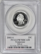 2002-S 25C Tennessee Silver PR70DCAM